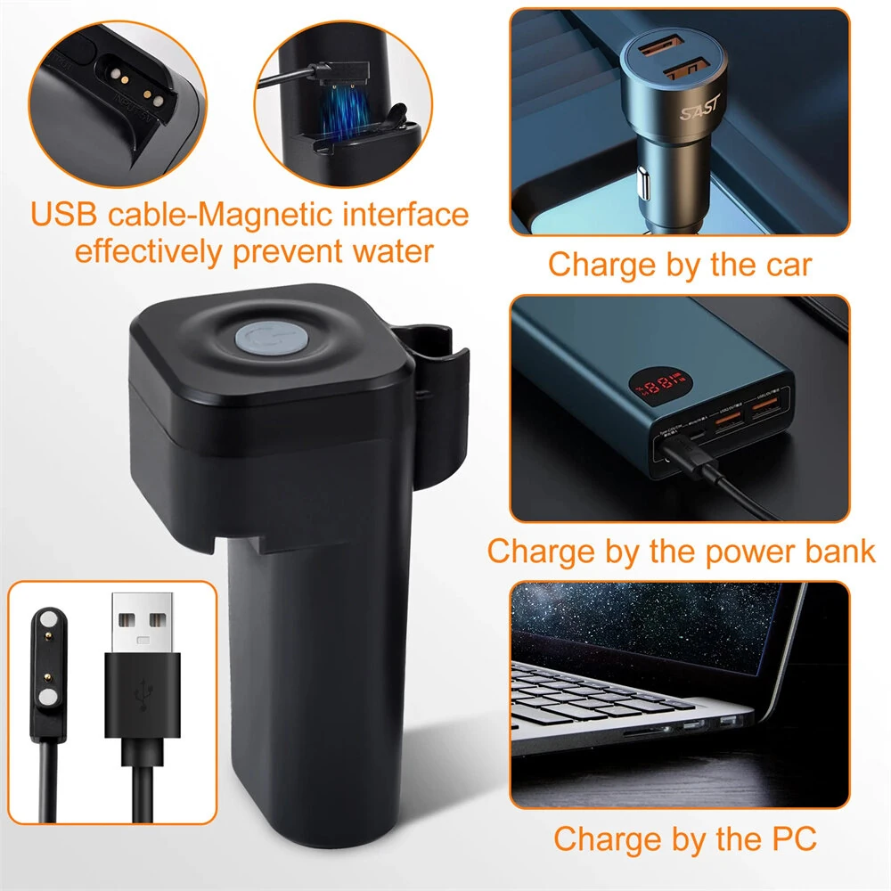 (image for) IPRee Car Washer Car Washing Portable Electric Shower Rechargeable Bathing Pump For Outdoor Sport Travel Camping Shower